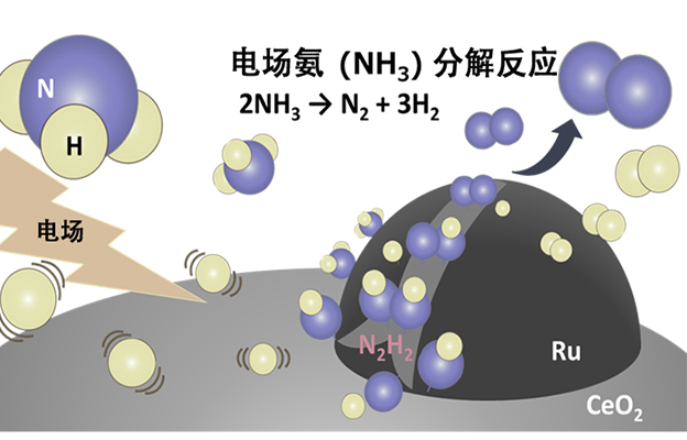 早稻田大学利用氨分解制造清洁氢，比以往温度低200℃实现电场催化反应