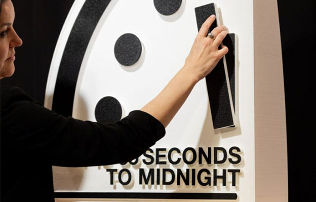 人类灭亡的“末日时钟”创史上最短：仅剩85秒，30年前还有14分钟