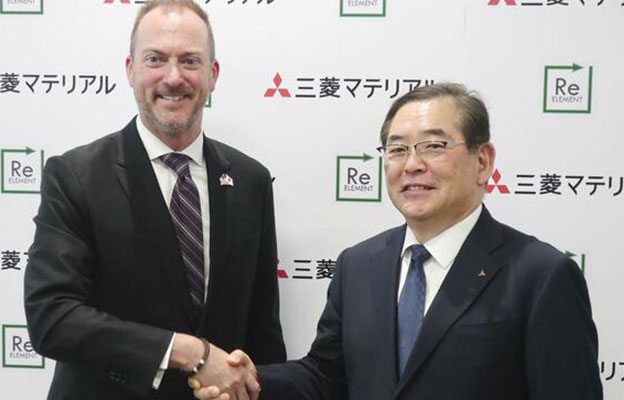 三菱材料将向美国稀土再利用企业出资