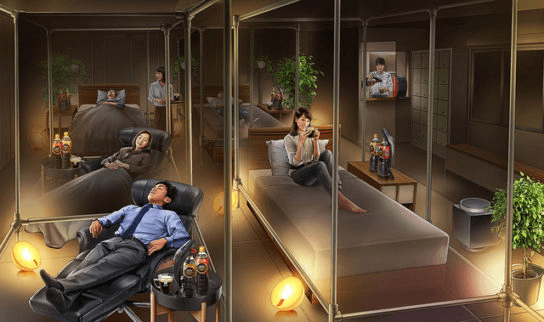 日本首家“睡眠咖啡厅”开张，为您随时补眠