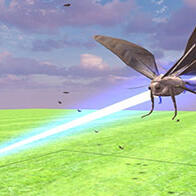 预测害虫的飞行路线进行灭杀，提高激光照射命中率