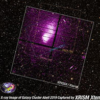 JAXA公布X射线卫星“XRISM”的首照数据，拍摄到了7.7亿光年外的星系团