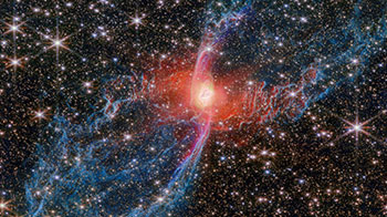 宇宙中织网的红蜘蛛？——行星状星云“NGC6537”