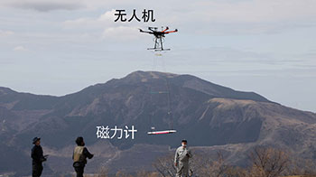 产综研利用无人机磁探测获取阿苏火山口数据，成功实现地下结构的可视化