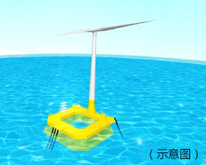 日本建成浮式海上风电系统的驳船式浮体