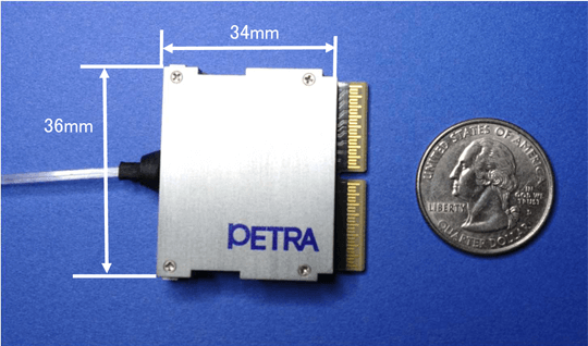 5mm见方板载光模块全球首次实现400Gbps的传输速度