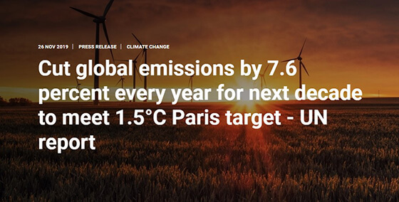 联合国环境规划署警告：地球变暖可能产生破坏性影响，G20应带头削减排放
