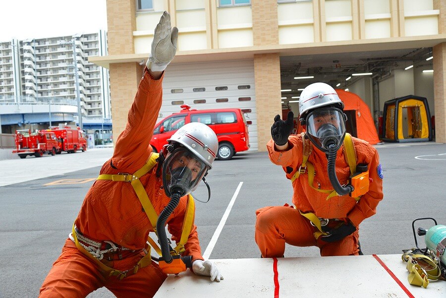 日本的消防（二） 消防署的一天：各种训练